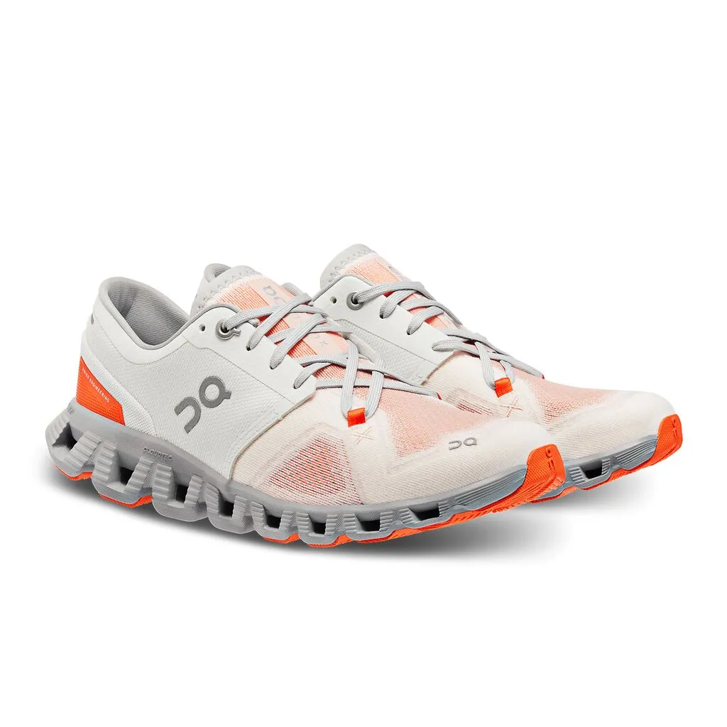 'On Running' Women's Cloud X 3 - Ivory / Alloy