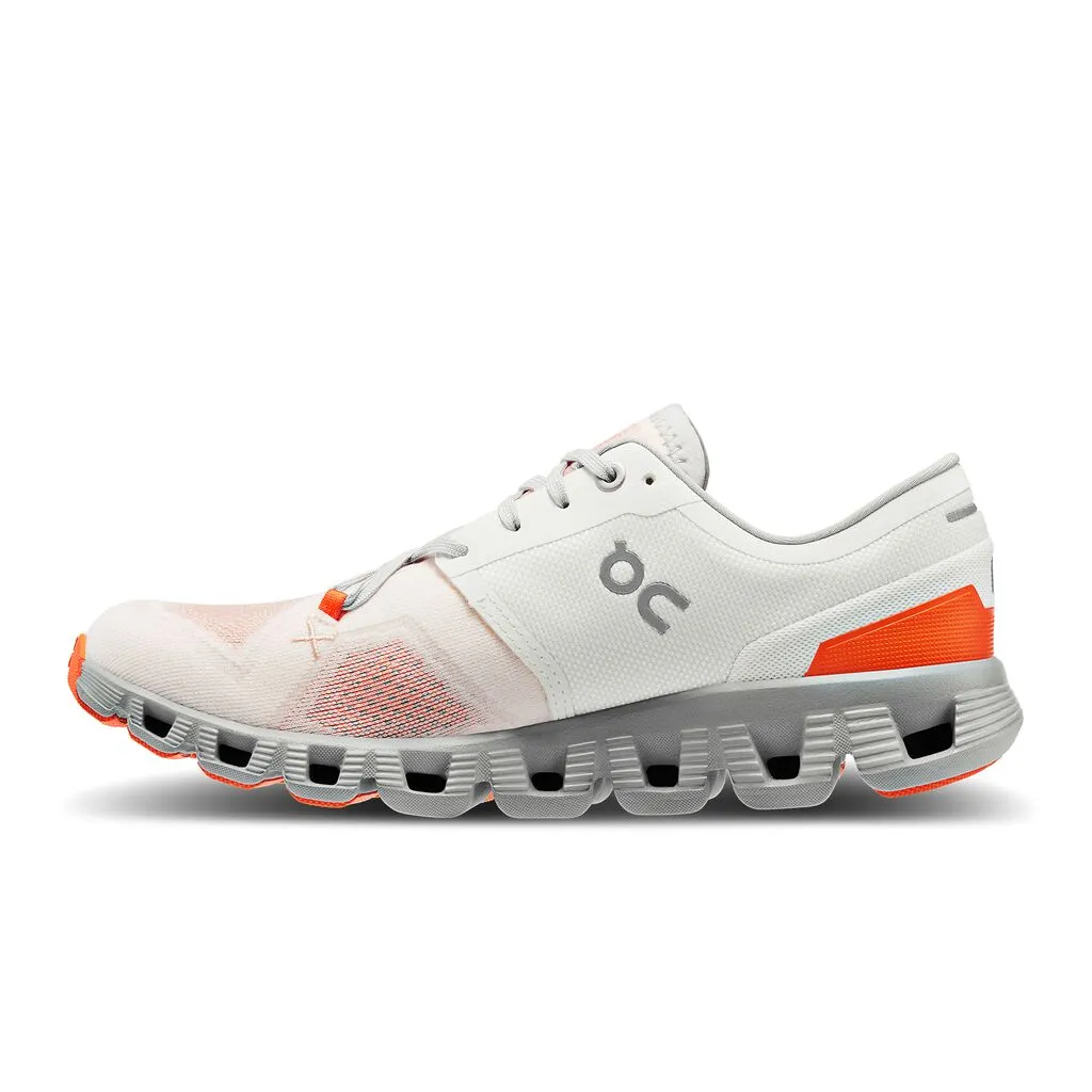 'On Running' Women's Cloud X 3 - Ivory / Alloy