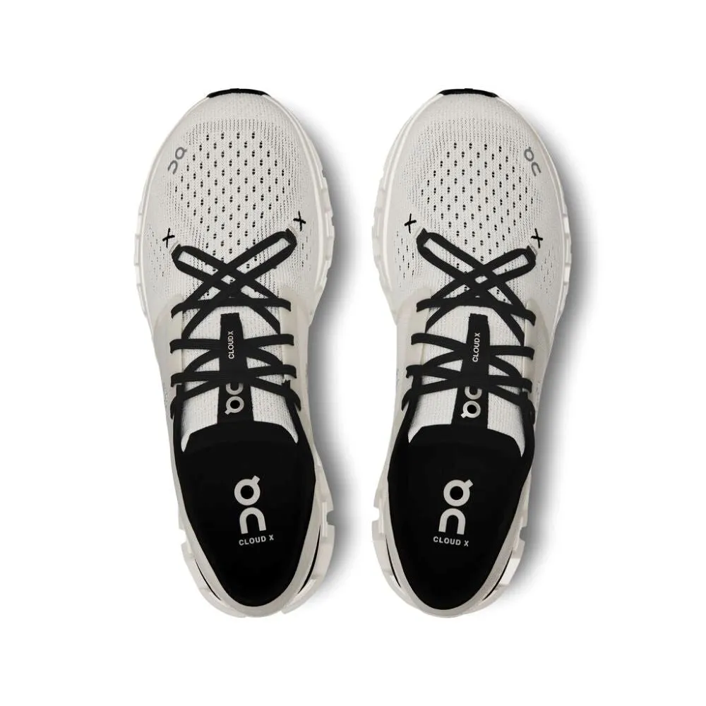 'On Running' Women's Cloud X 4 - Ivory / Black