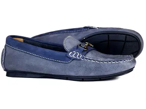 Orca Bay VERONA Ladies Loafers - Grey Indigo Nubuck