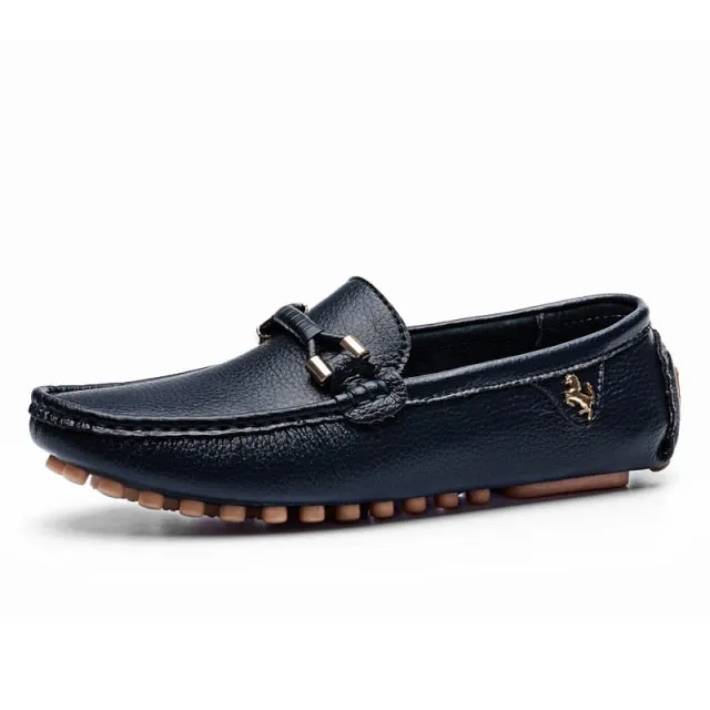 Penny Loafers Men Leather Shoes  Fashion New Spring Summer Brand Leather Drive Mens Casual Shoes Man Moccasins Comfy Slip-On