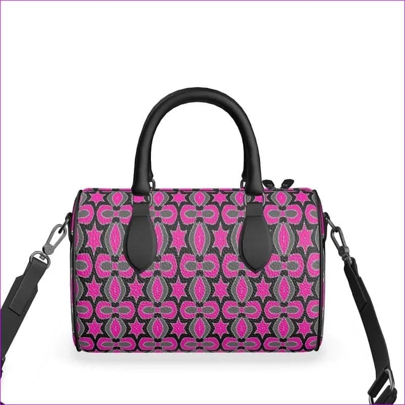 Pink Star Luxury Leather Mini Denbigh Duffle Bag