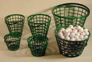 Plastic Driving Range Basket - Green