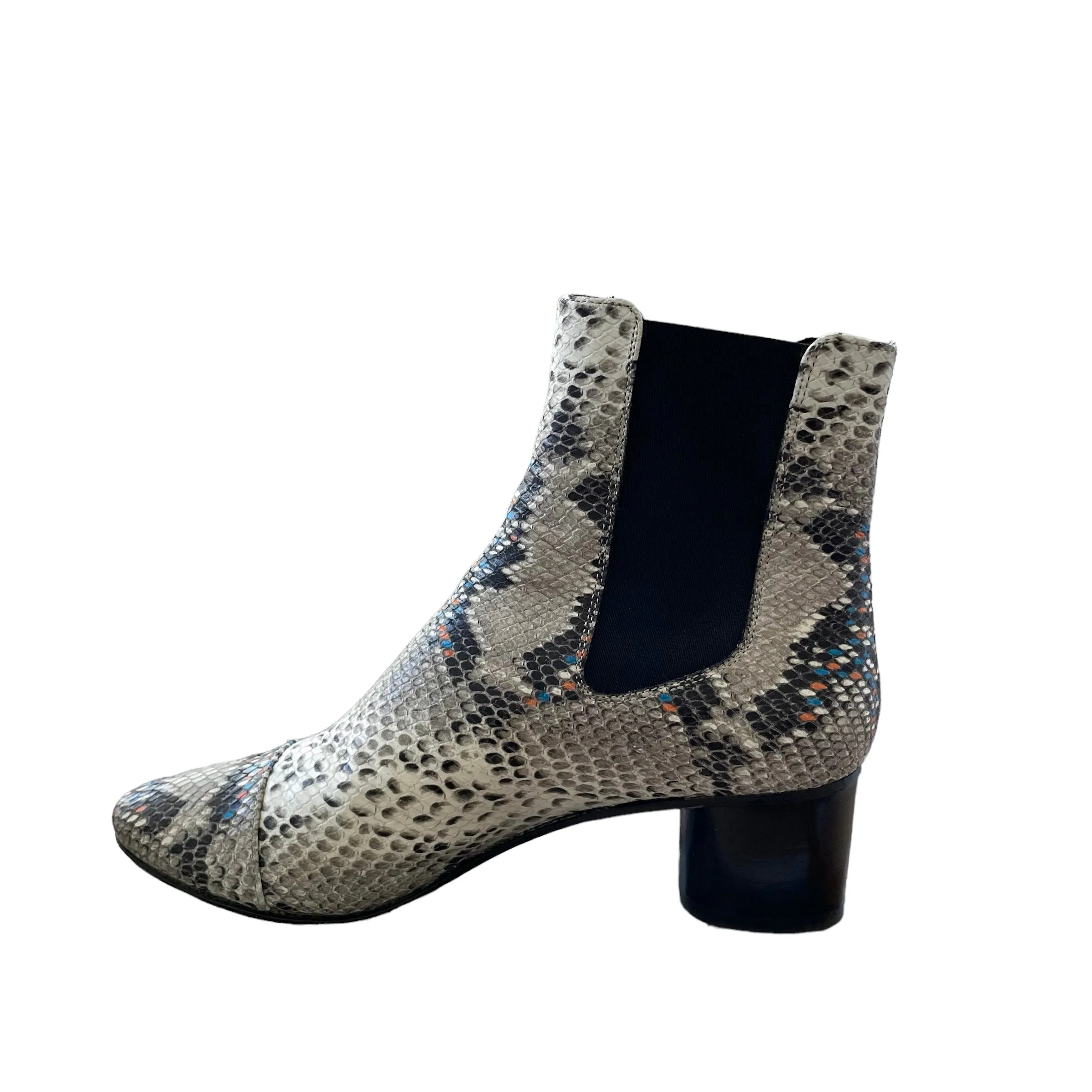 Python Embossed Boots - 8