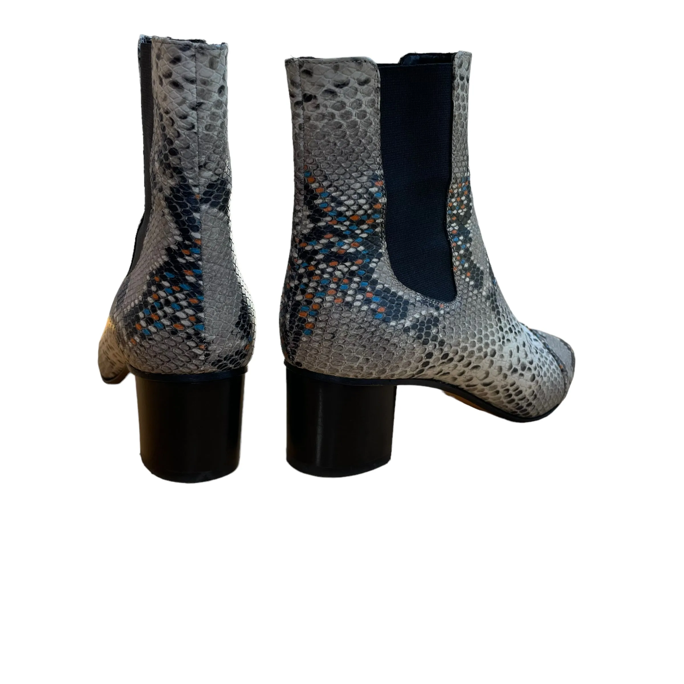 Python Embossed Boots - 8