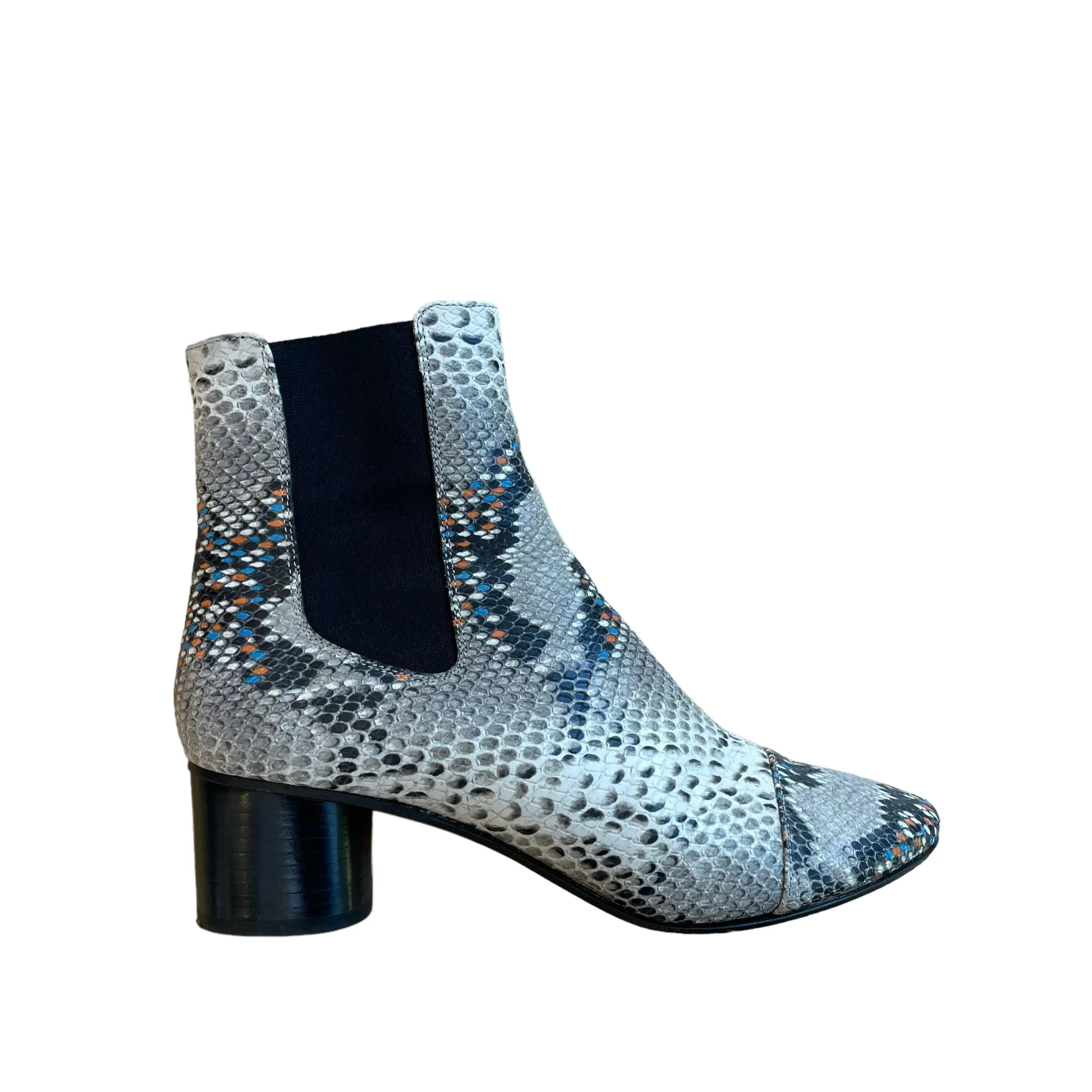 Python Embossed Boots - 8