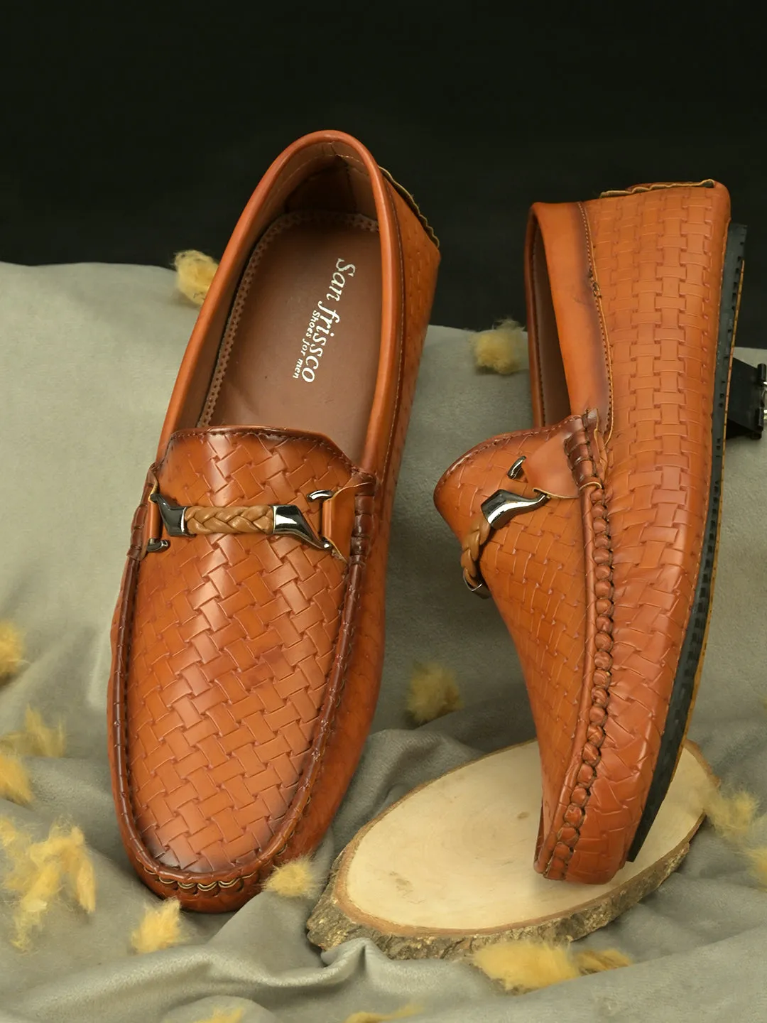 Reclaim Tan Driving Loafers