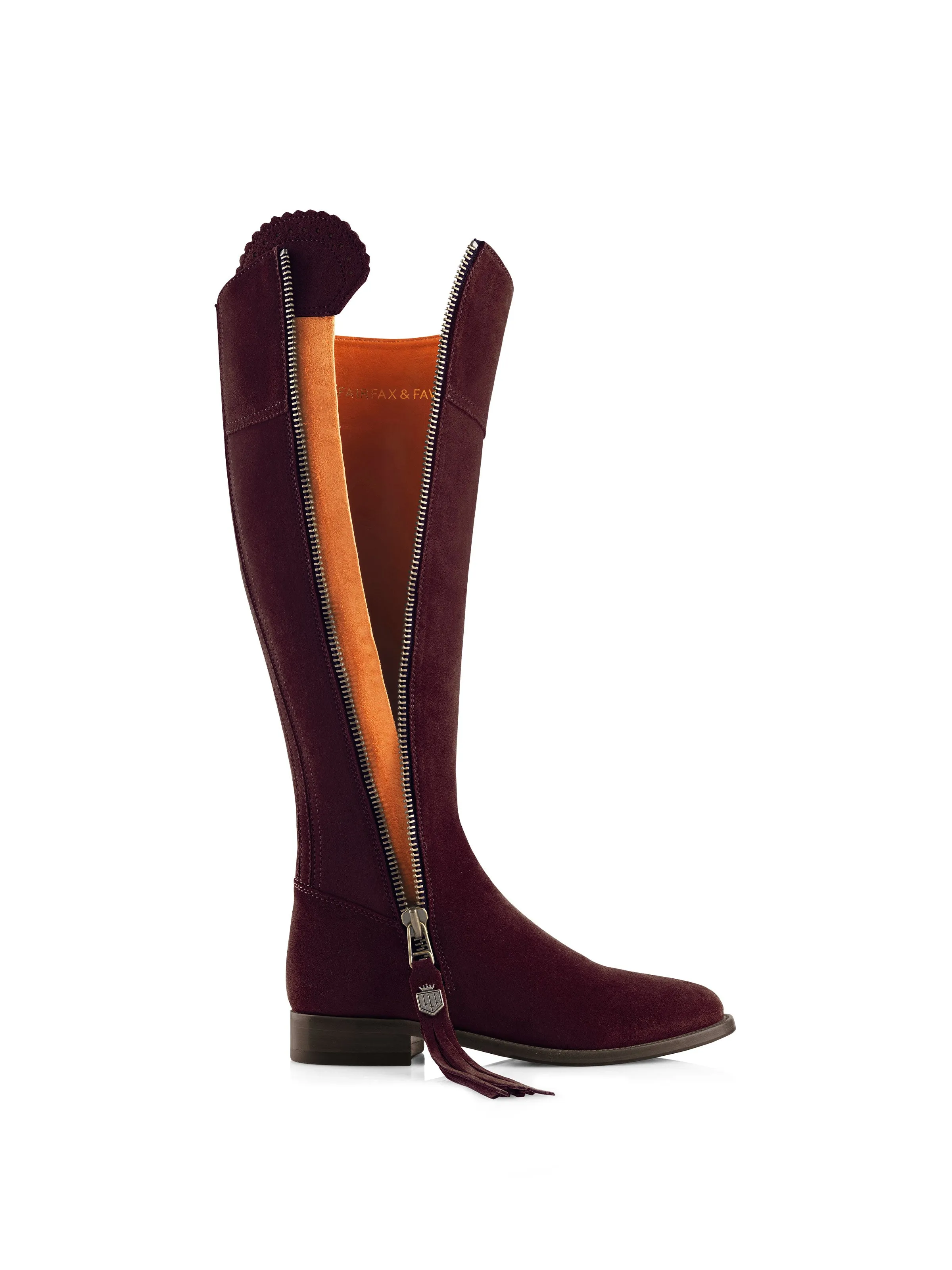 Regina (Narrow Fit) - Plum Suede