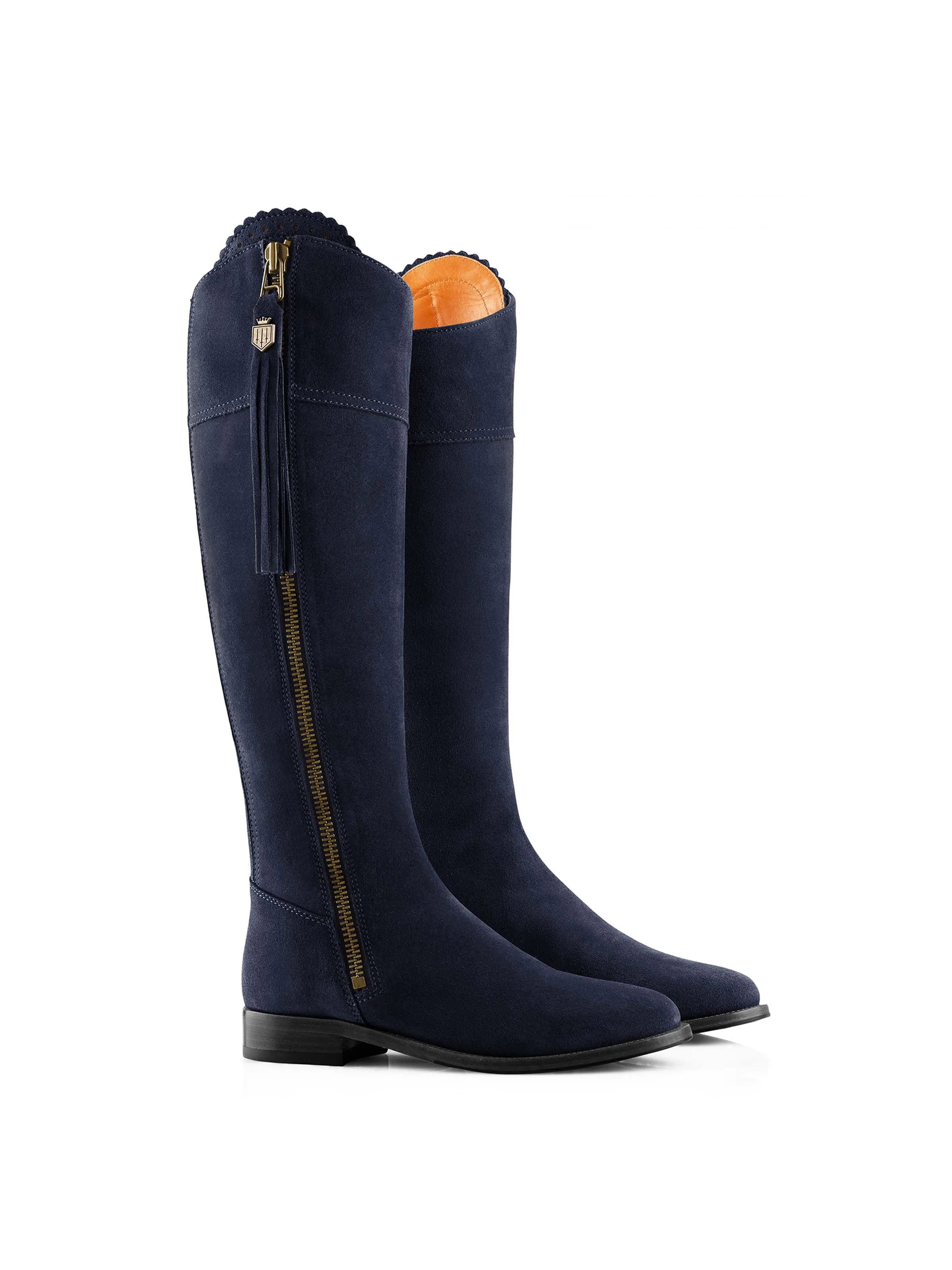 Regina (Sporting Fit) - Navy Blue Suede