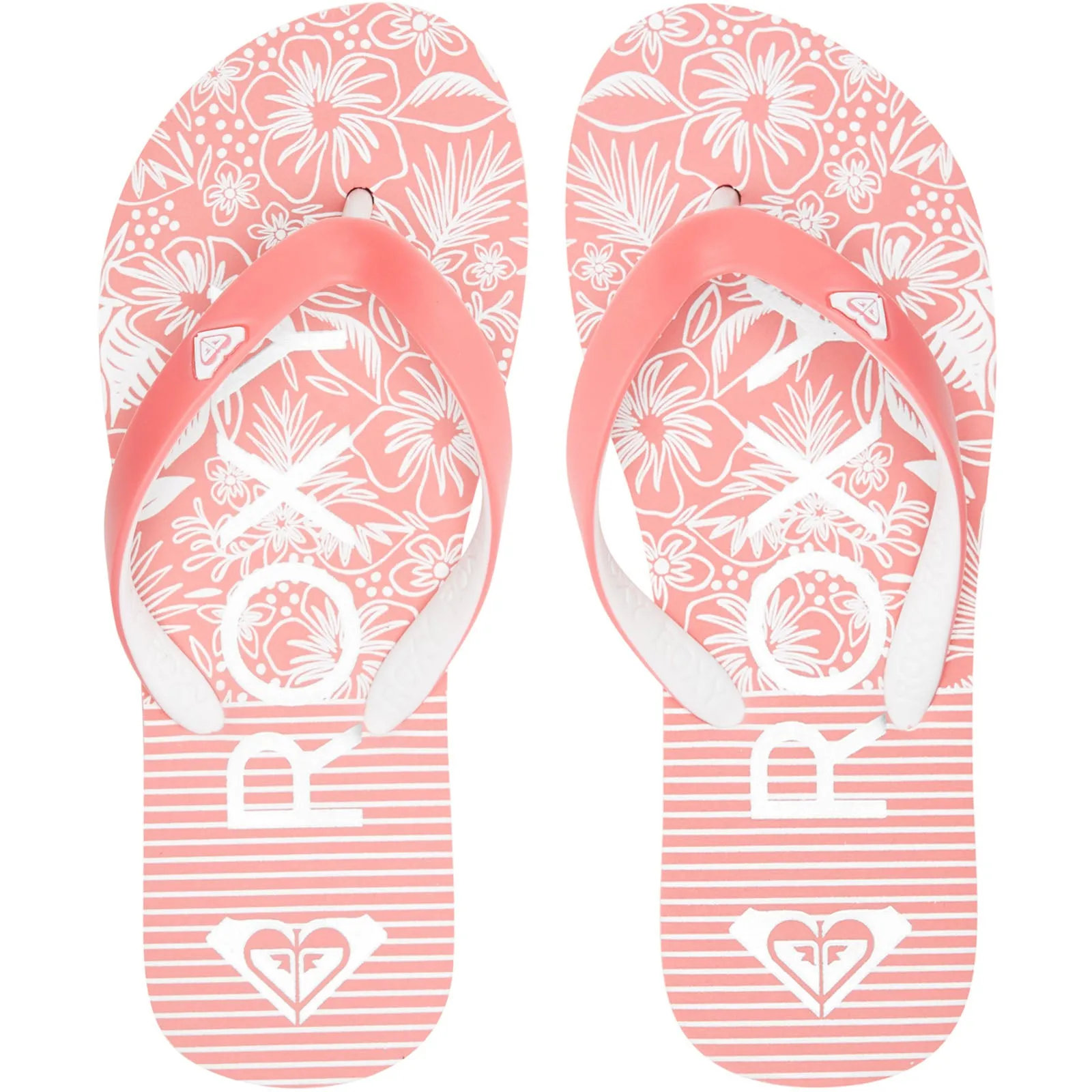 Roxy Kids Tahiti Floral Sandals Flip Flops