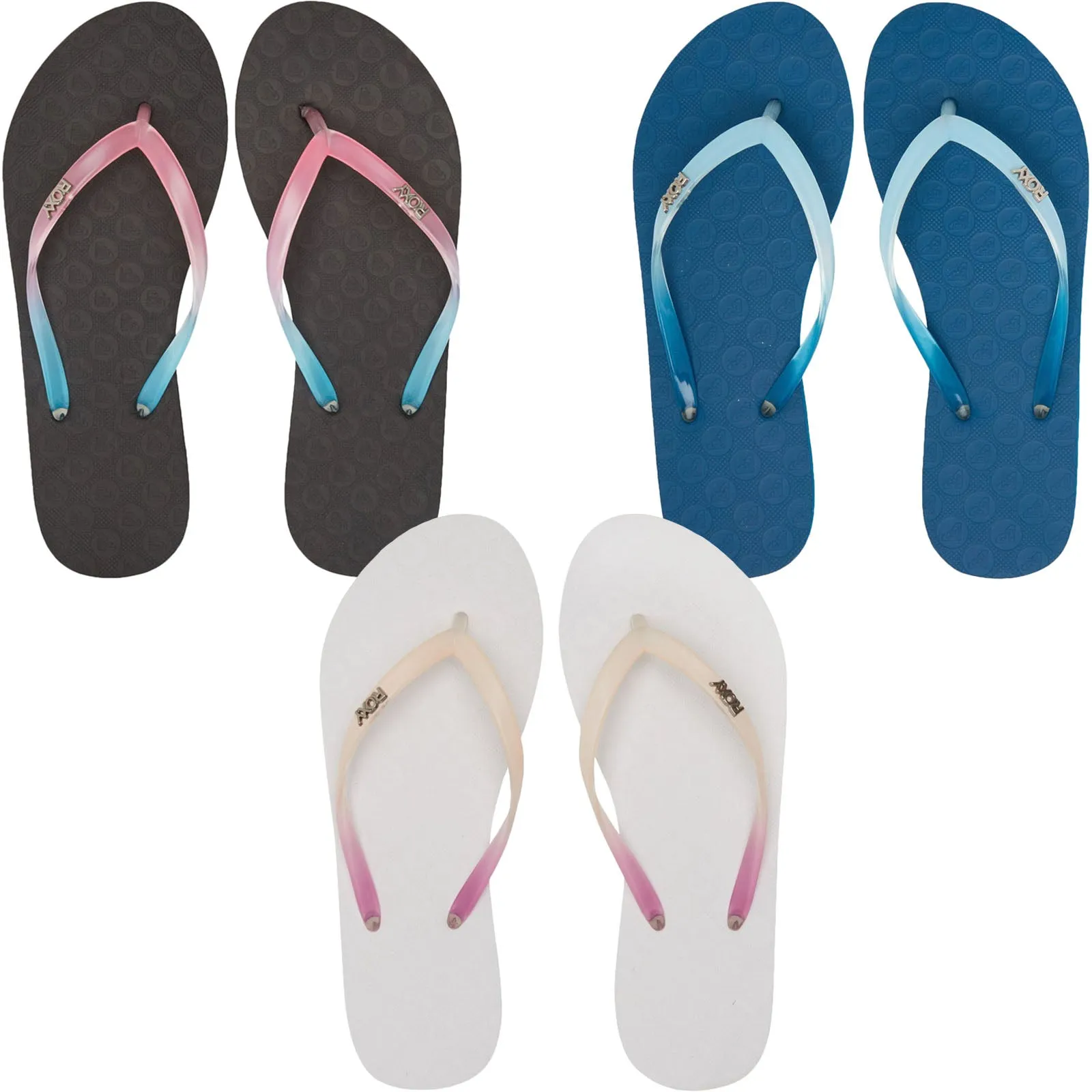 Roxy Womens Viva Gradient Flip Flops