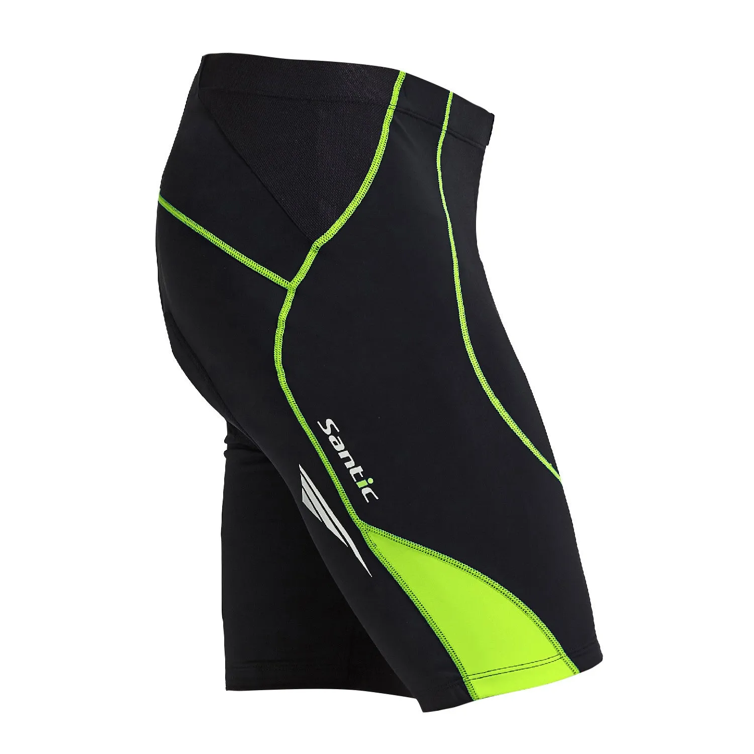 Santic Genting Green Men Padded Cycling Shorts