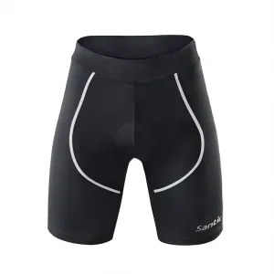 Santic Martha White Women Padded Cycling Shorts