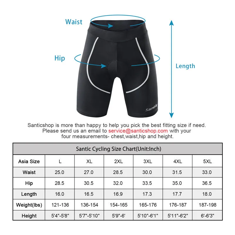 Santic Martha White Women Padded Cycling Shorts