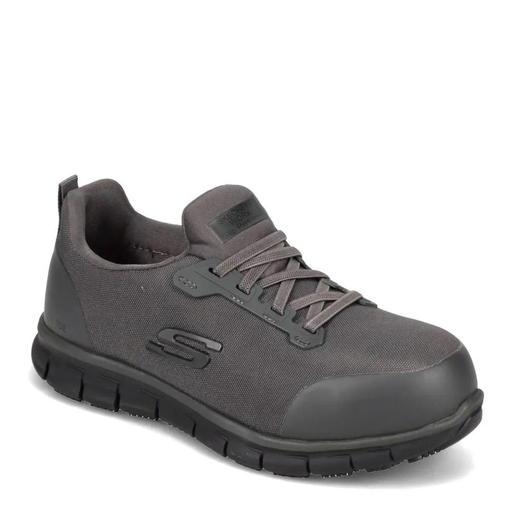 'Skechers' Women's Work: Sure Track-Irmo EH Alloy Toe - Charcoal