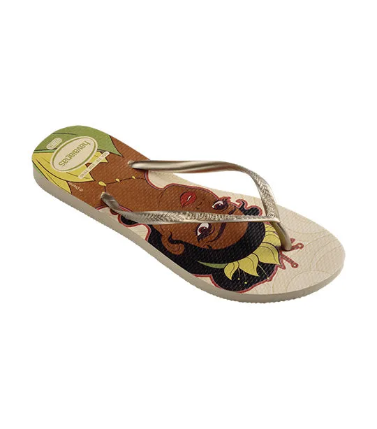 Slim Princesas Flip Flops Beige