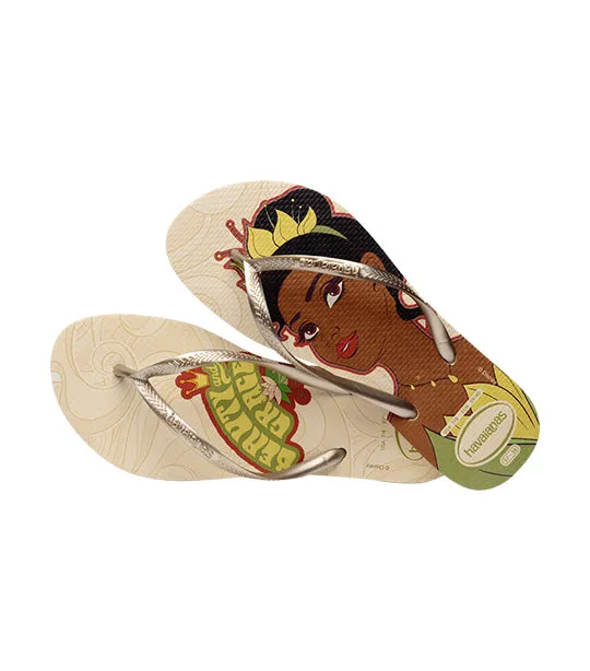 Slim Princesas Flip Flops Beige