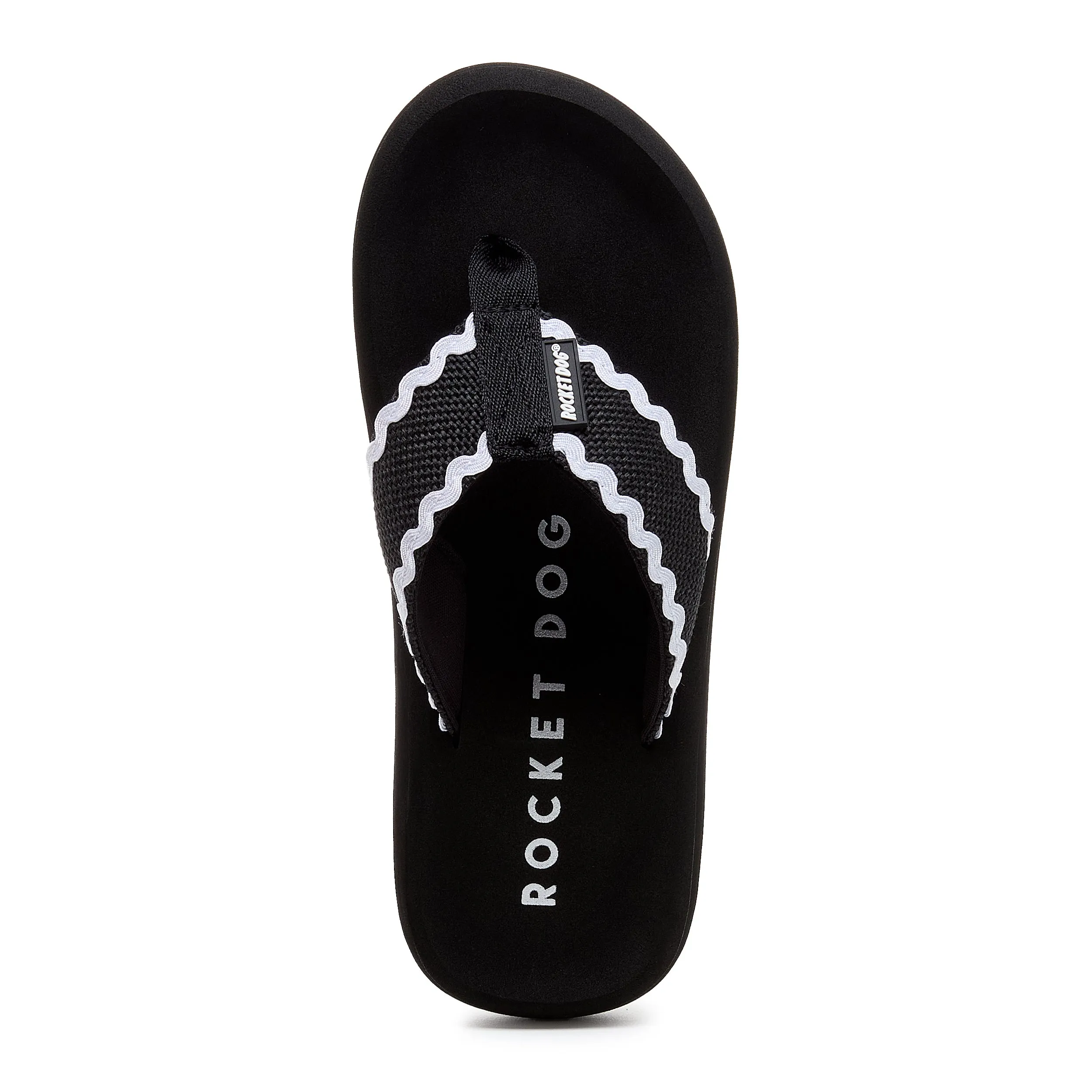 Spotlight Black and White Flip Flop