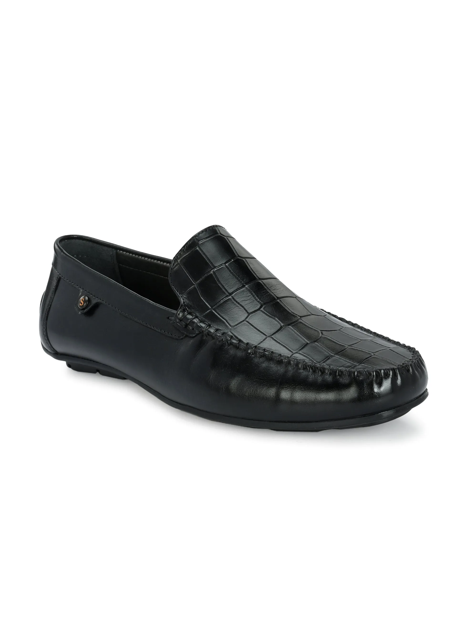 Stan Black Driving Loafers