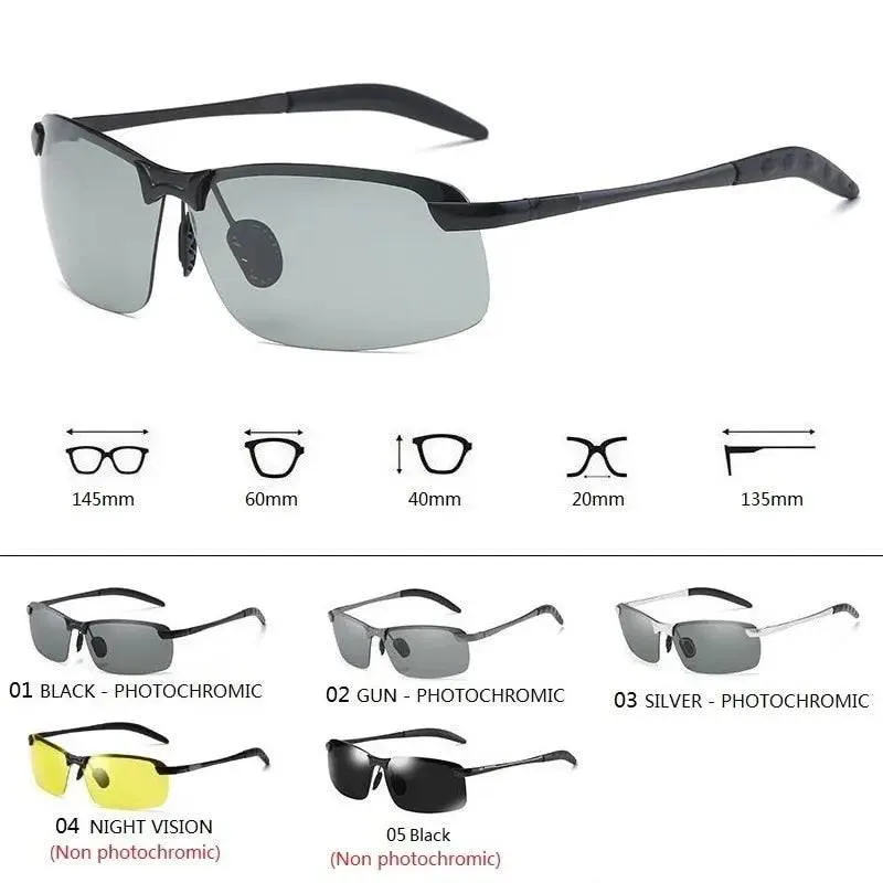 SunRay™ Photochromic Polarized Driving Sunglasses - H1