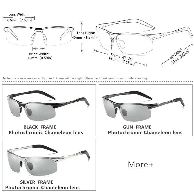 SunRay™ Photochromic Polarized Driving Sunglasses - H1