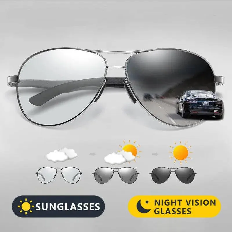 SunRay™ Photochromic Polarized Driving Sunglasses - R1