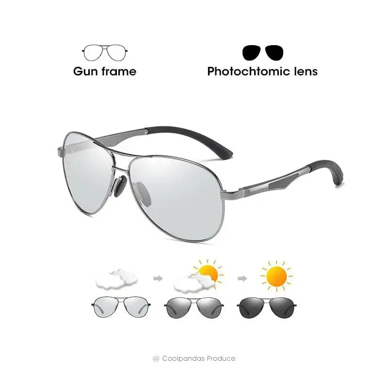 SunRay™ Photochromic Polarized Driving Sunglasses - R1