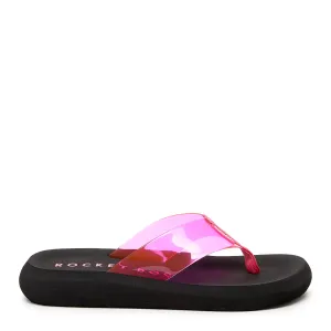 Sunset Pink Clear Flip Flop