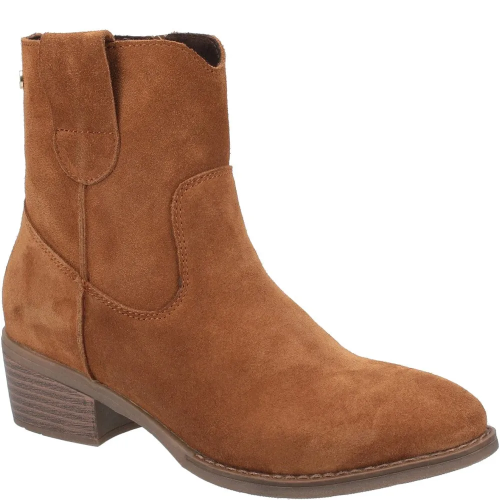 Tan Iva Ankle Boots