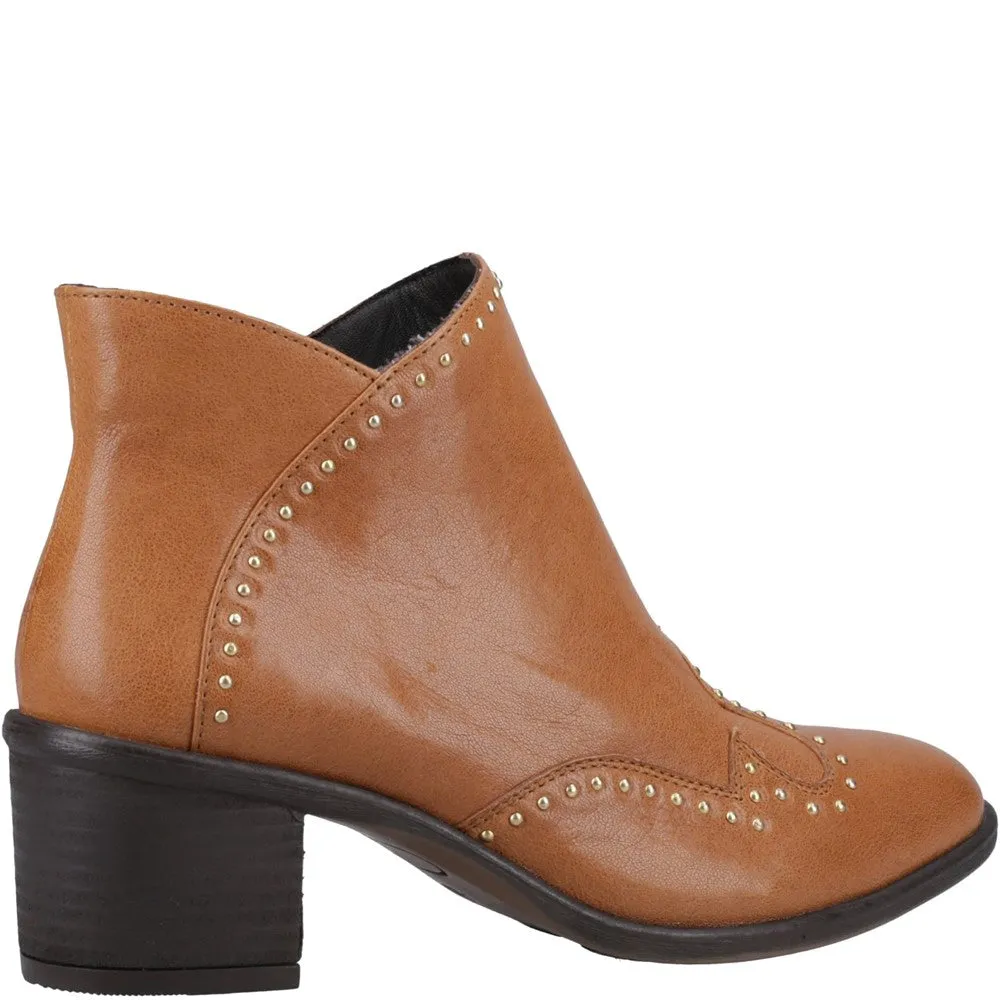 Tan Waverly Ankle Boots