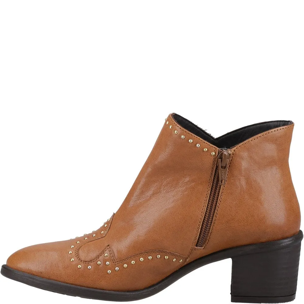 Tan Waverly Ankle Boots