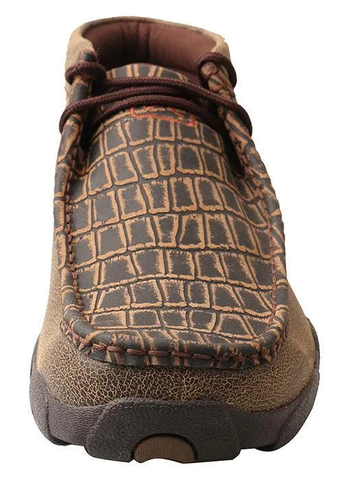 Twisted X Men's Caiman Print Chukka Driving Moccasins MDM0067