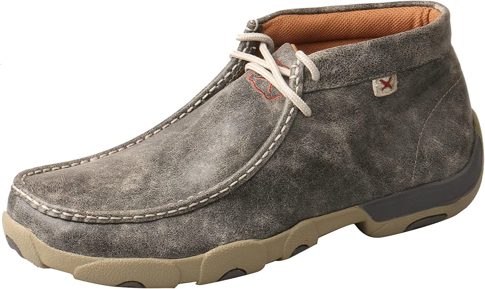 Twisted X Men's Chukka Grey Driving Moccasins MDM0072