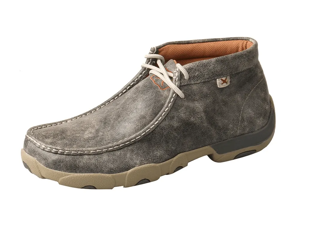 Twisted X Men's Chukka Grey Driving Moccasins MDM0072