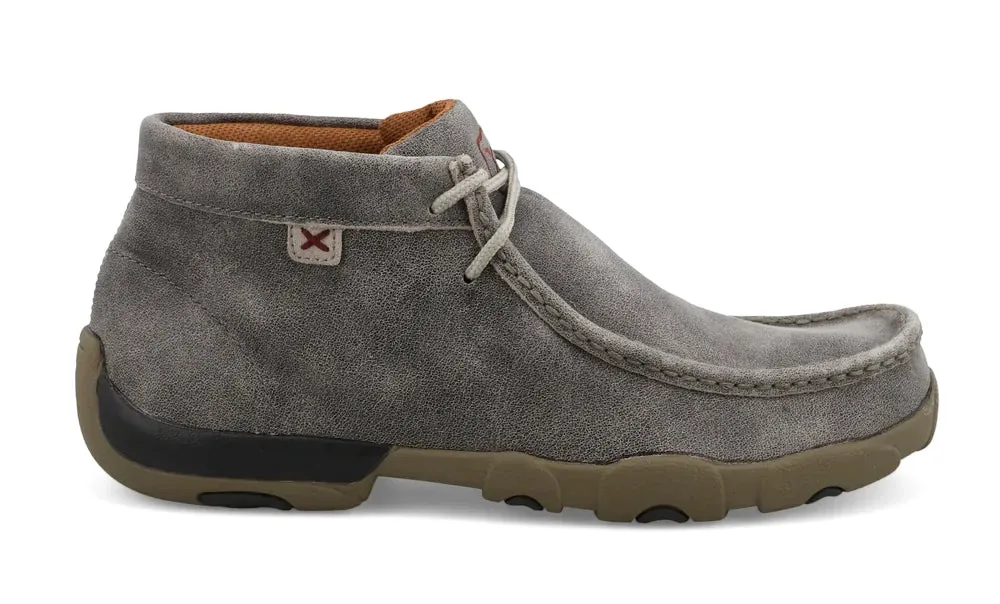 Twisted X Men's Grey Chukka Driving Mocc