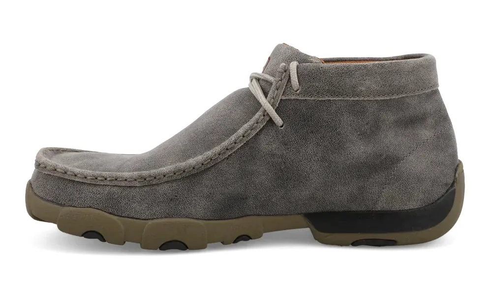 Twisted X Men's Grey Chukka Driving Mocc