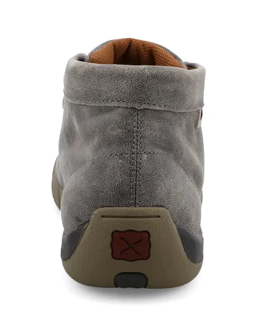 Twisted X Men's Grey Chukka Driving Mocc