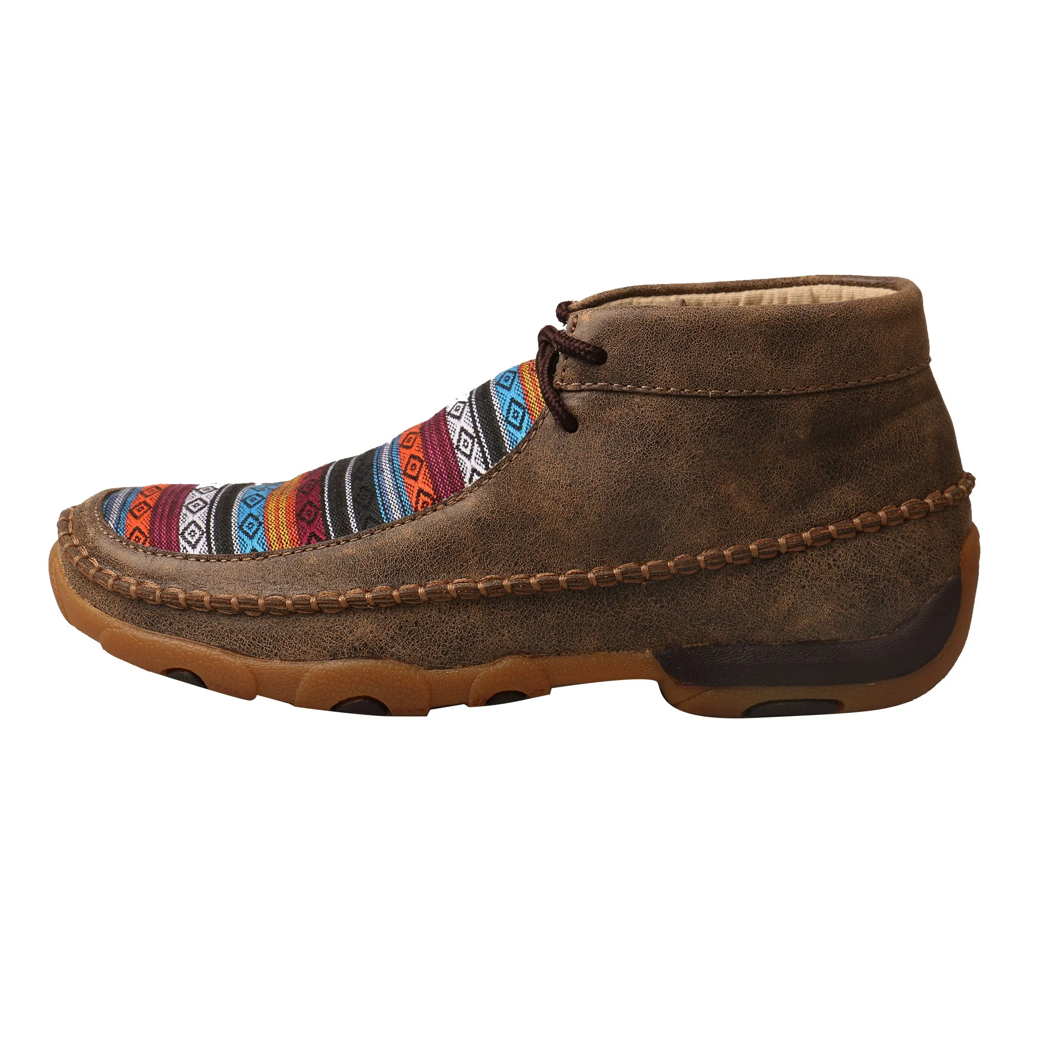 'Twisted X' WDM0096 - Driving Moccasin - Bomber / Multi Serape