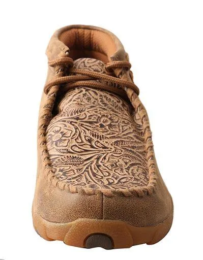 Twisted X Women's Bomber & Nude Tooled Driving Moc WDM0080