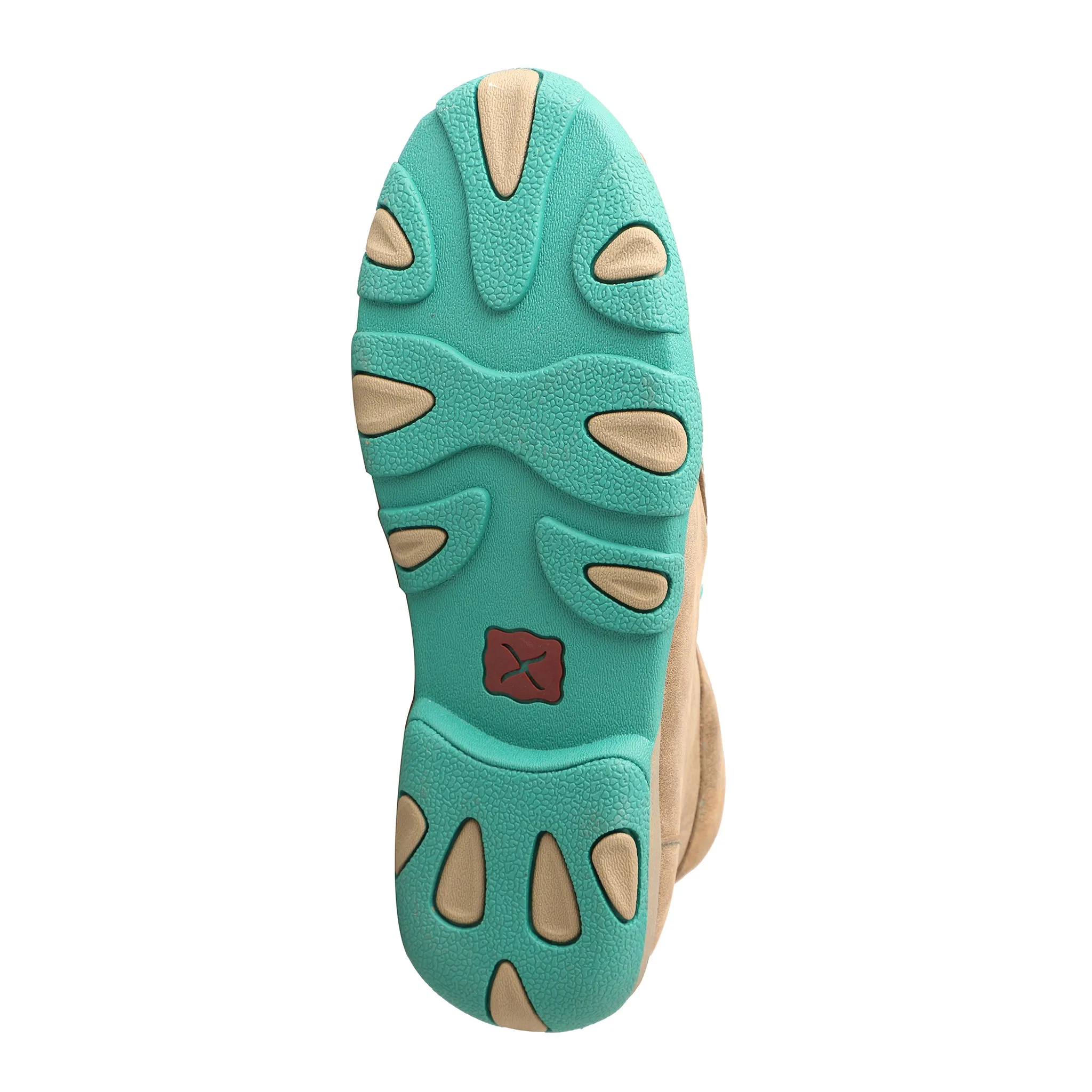 'Twisted X' Women's Driving Moccasin - Bomber / Turquoise