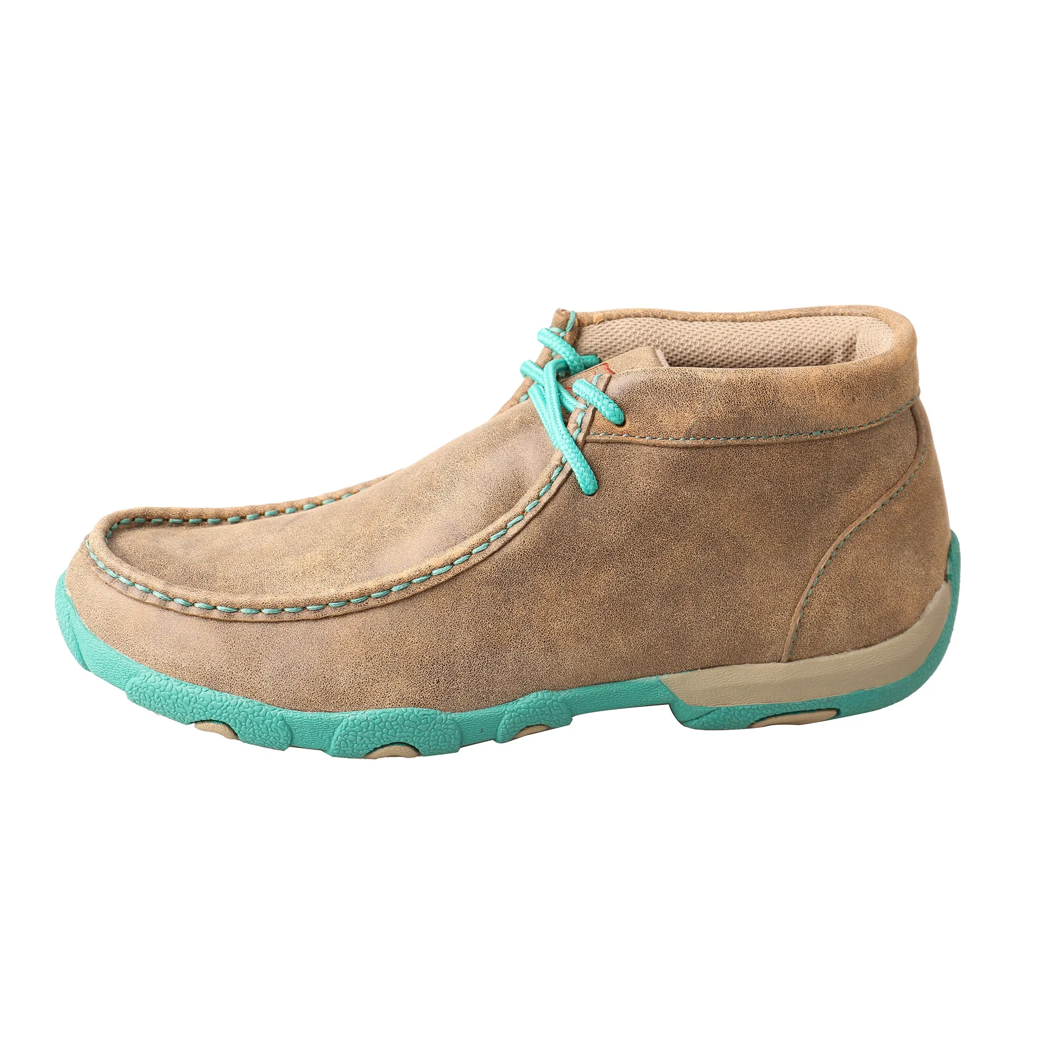 'Twisted X' Women's Driving Moccasin - Bomber / Turquoise