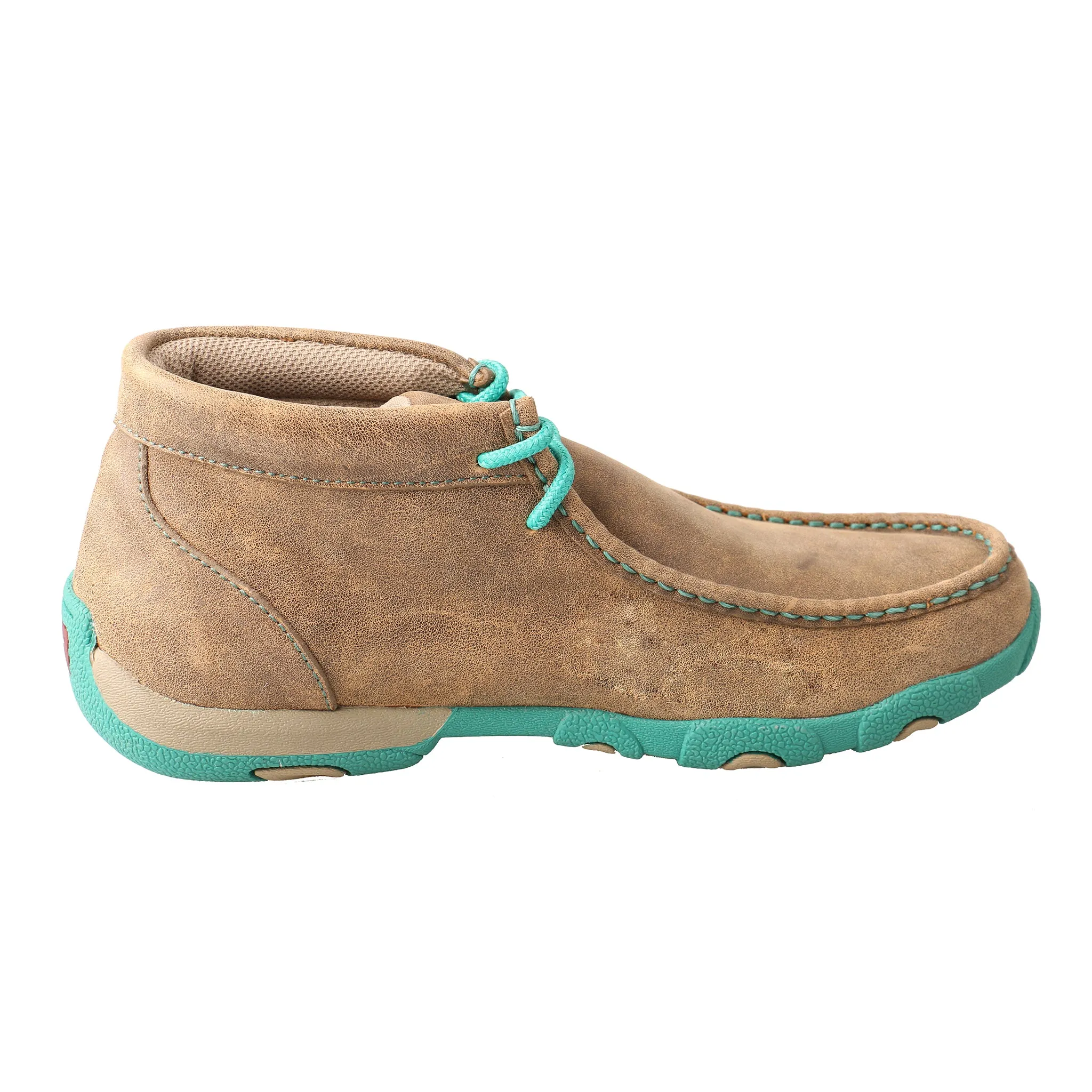 'Twisted X' Women's Driving Moccasin - Bomber / Turquoise