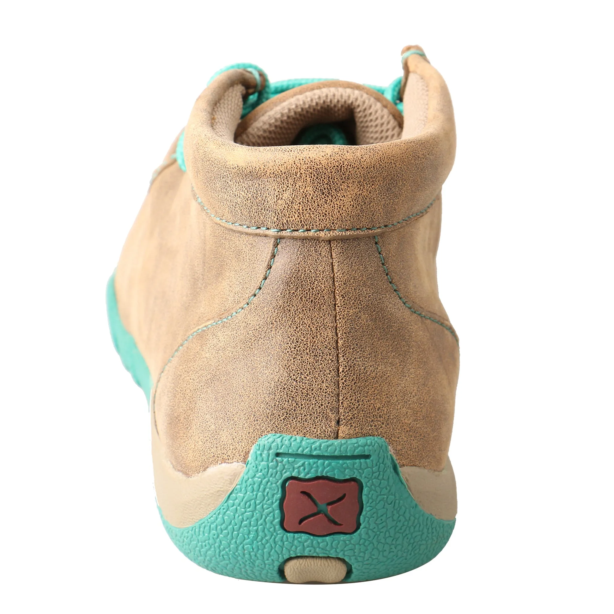 'Twisted X' Women's Driving Moccasin - Bomber / Turquoise