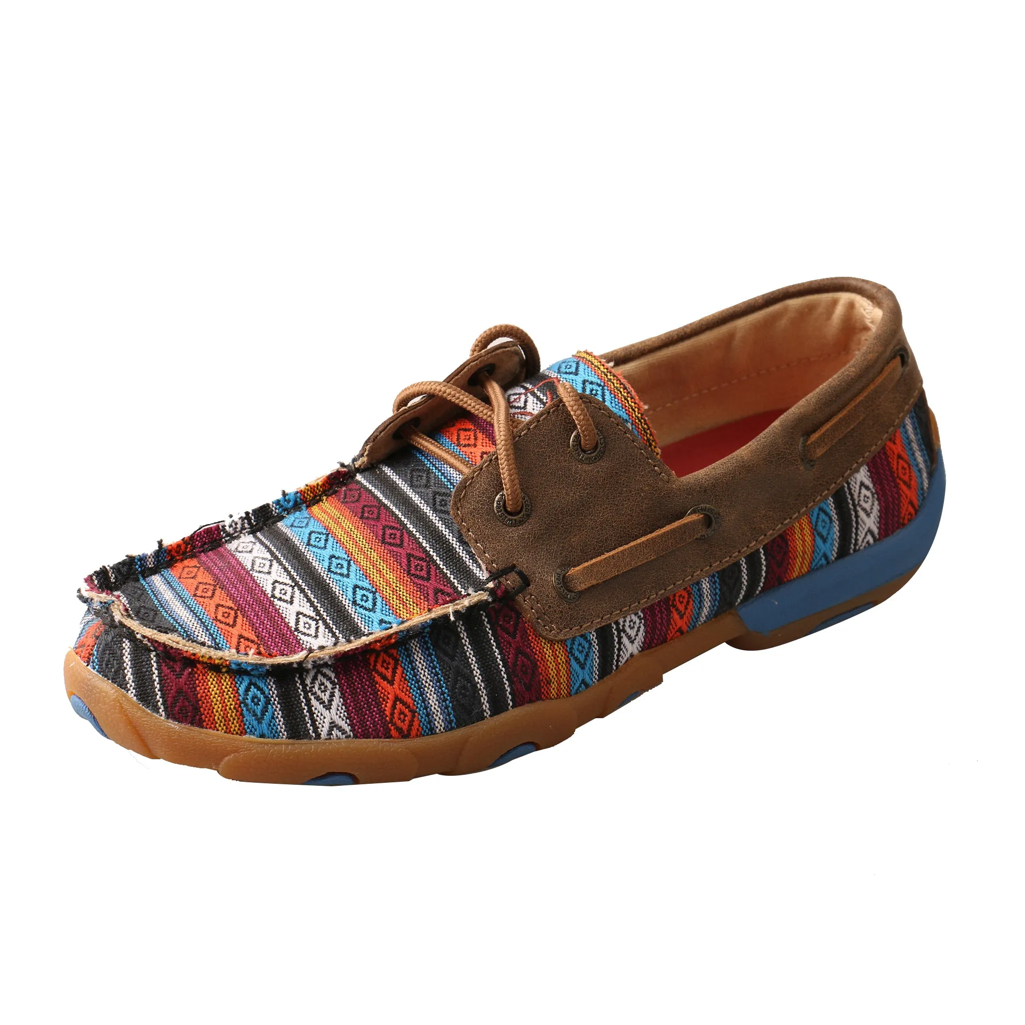 'Twisted X' Women's Driving Moccasin - Serape / Bomber