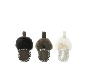 UGG Keyrings Slippers Sheepskin Wool Popo Moccasin Keychains