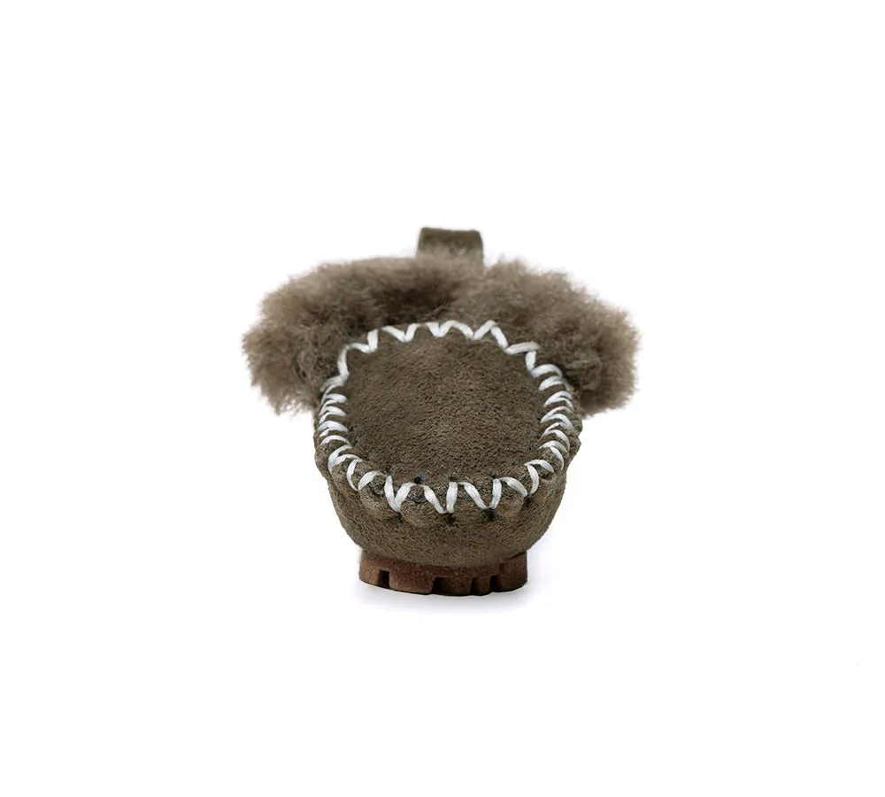 UGG Keyrings Slippers Sheepskin Wool Popo Moccasin Keychains