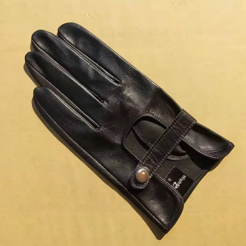 Unlined Driving Gloves Game Style Leather Gloves Fashionable