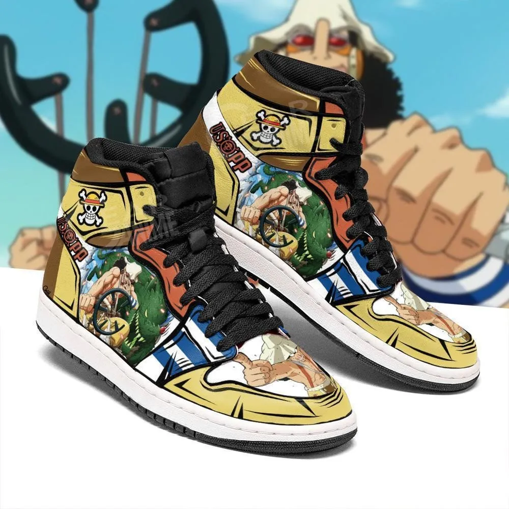 Usopp Sneakers Custom Anime OP Shoes Fan Gift Idea