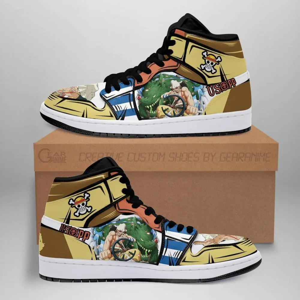 Usopp Sneakers Custom Anime OP Shoes Fan Gift Idea