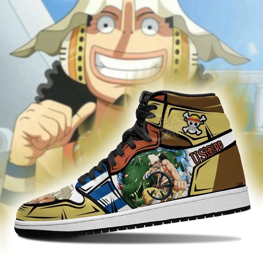 Usopp Sneakers Custom Anime OP Shoes Fan Gift Idea